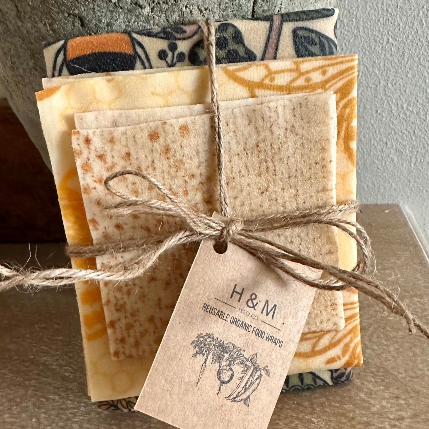 Organic Beeswax Food Wraps